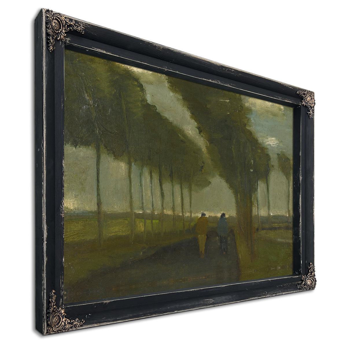 Lallee Aux Deux Promeneurs 1883 By Vincent van Gogh