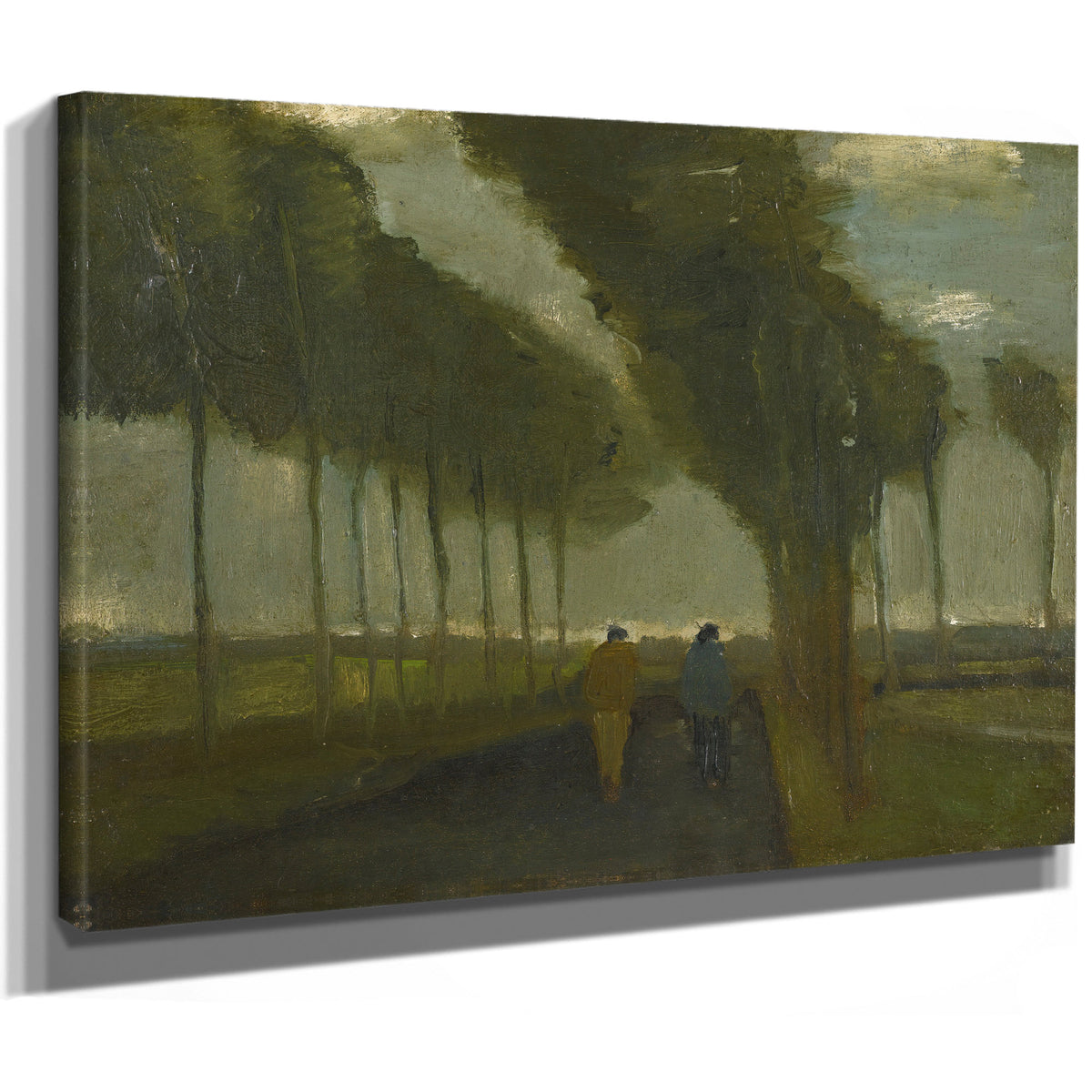Lallee Aux Deux Promeneurs 1883 By Vincent van Gogh
