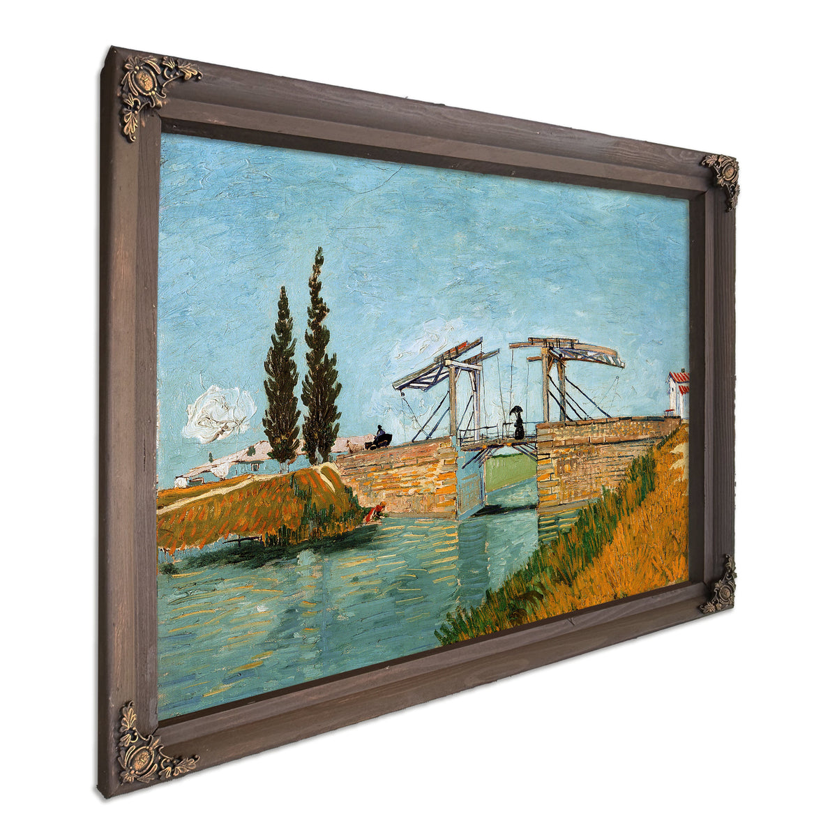 Langlois Bridge Arles 1888 By Vincent van Gogh