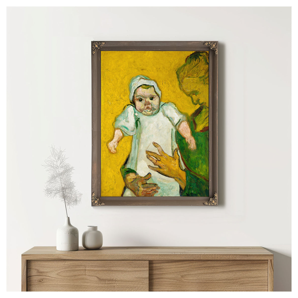 Madame Roulin Her Baby 1888 By Vincent van Gogh