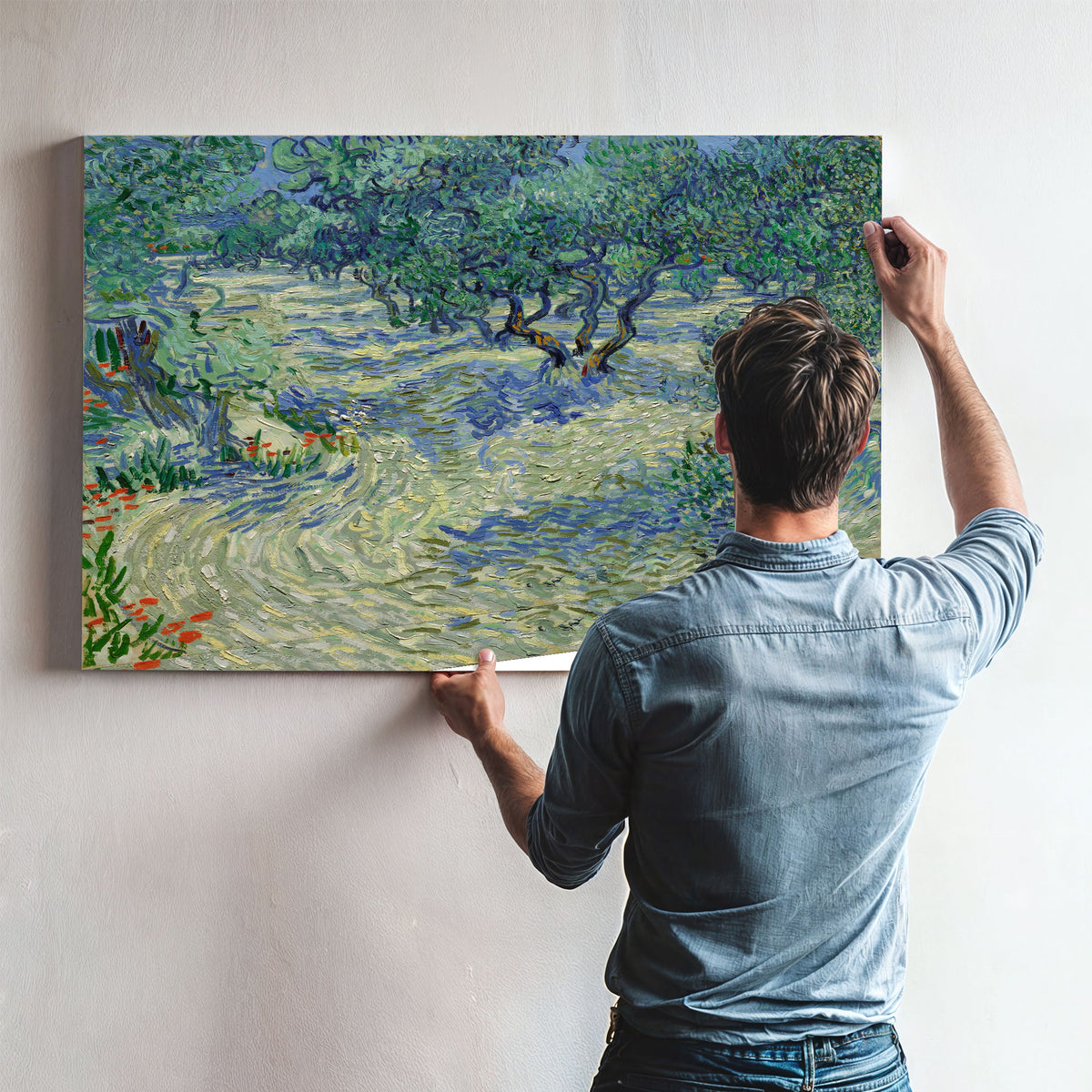 Olive Orchard By Vincent van Gogh