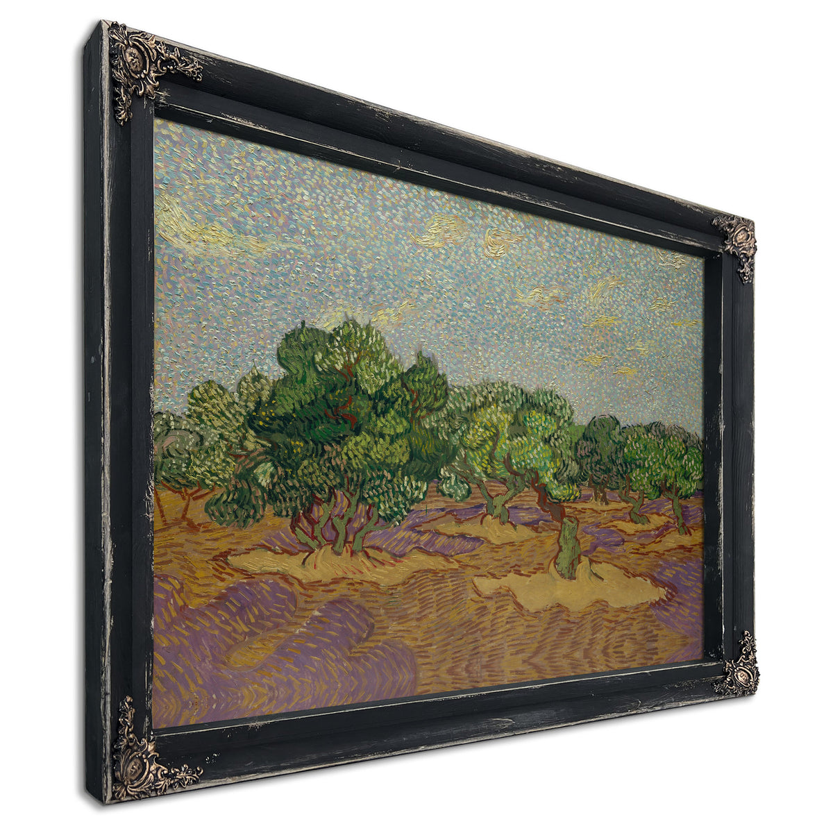 Olive Trees 1889 By Vincent van Gogh