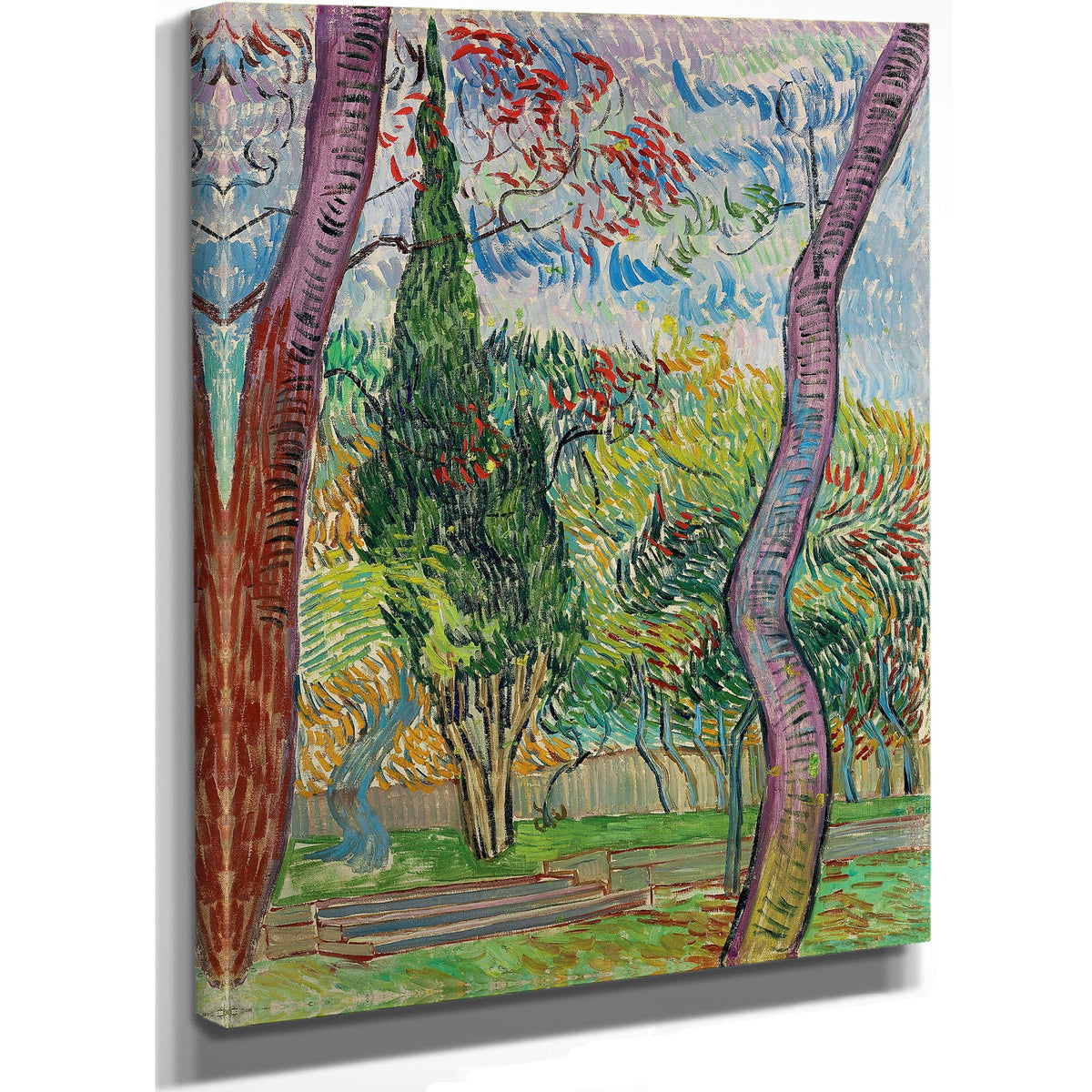 Parc de Lhopital Saint Paul 1889 By Vincent van Gogh