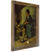 Peasant Woman Cooking a Fireplace 1885 By Vincent van Gogh