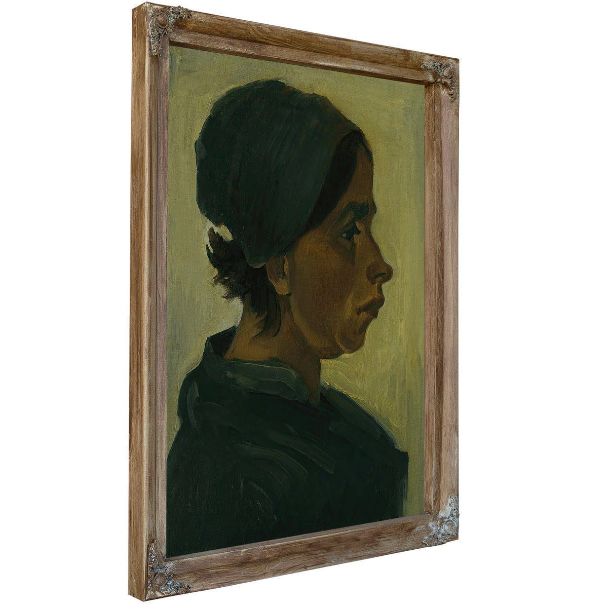 Peasant Woman Head 1884 By Vincent van Gogh