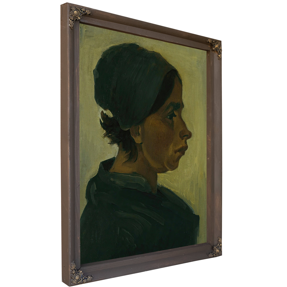 Peasant Woman Head 1884 By Vincent van Gogh