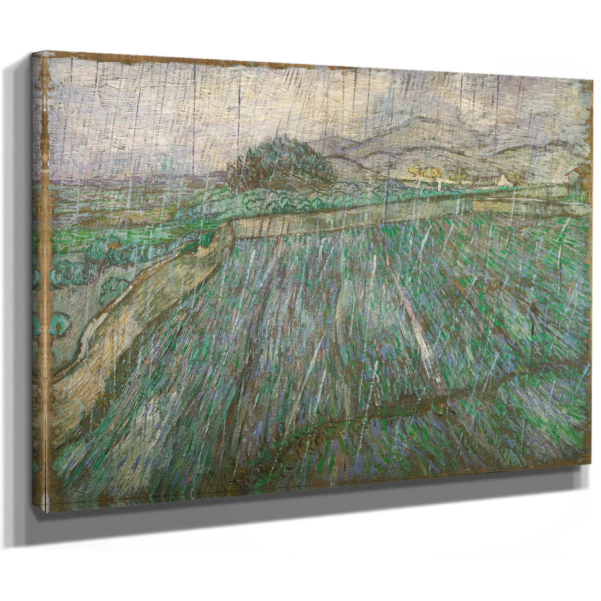 Rain By Vincent van Gogh