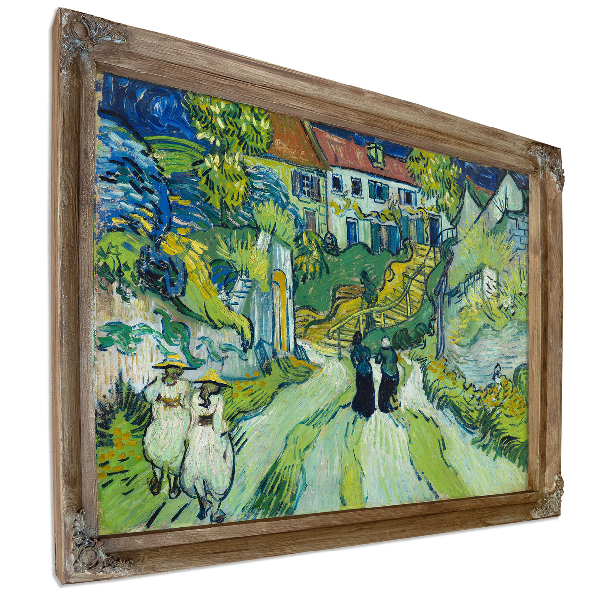 Stairway Auvers 1890 By Vincent van Gogh