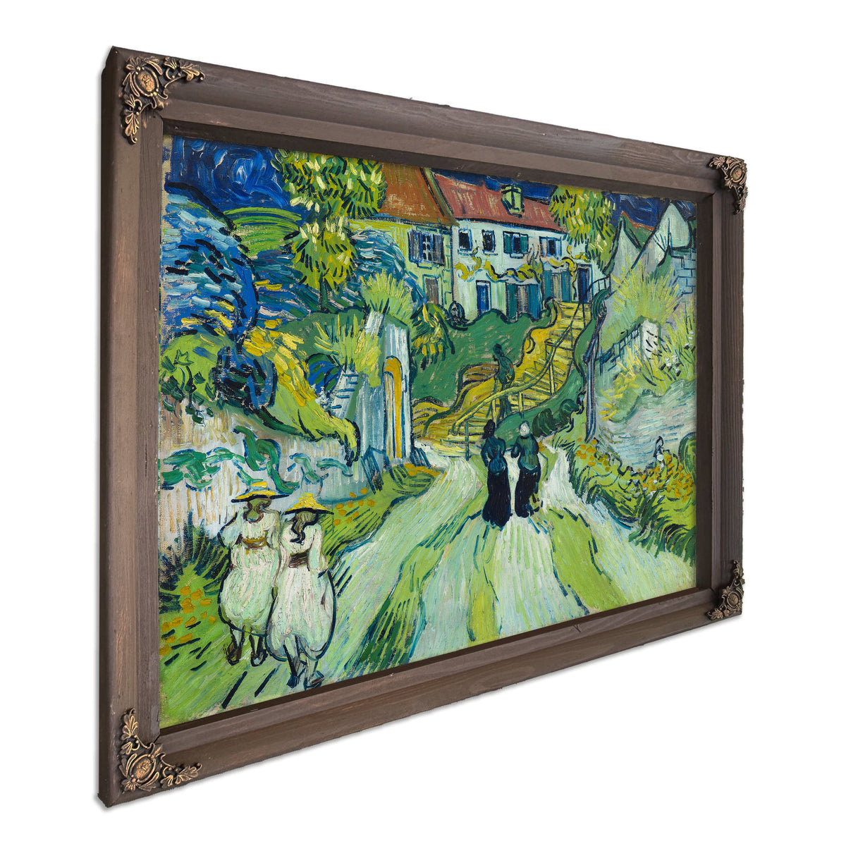 Stairway Auvers 1890 By Vincent van Gogh