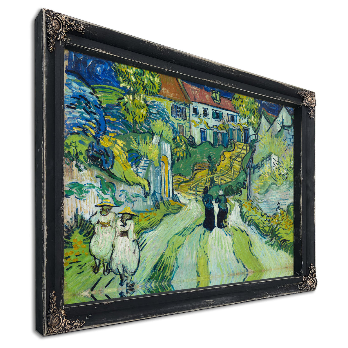 Stairway Auvers 1890 By Vincent van Gogh
