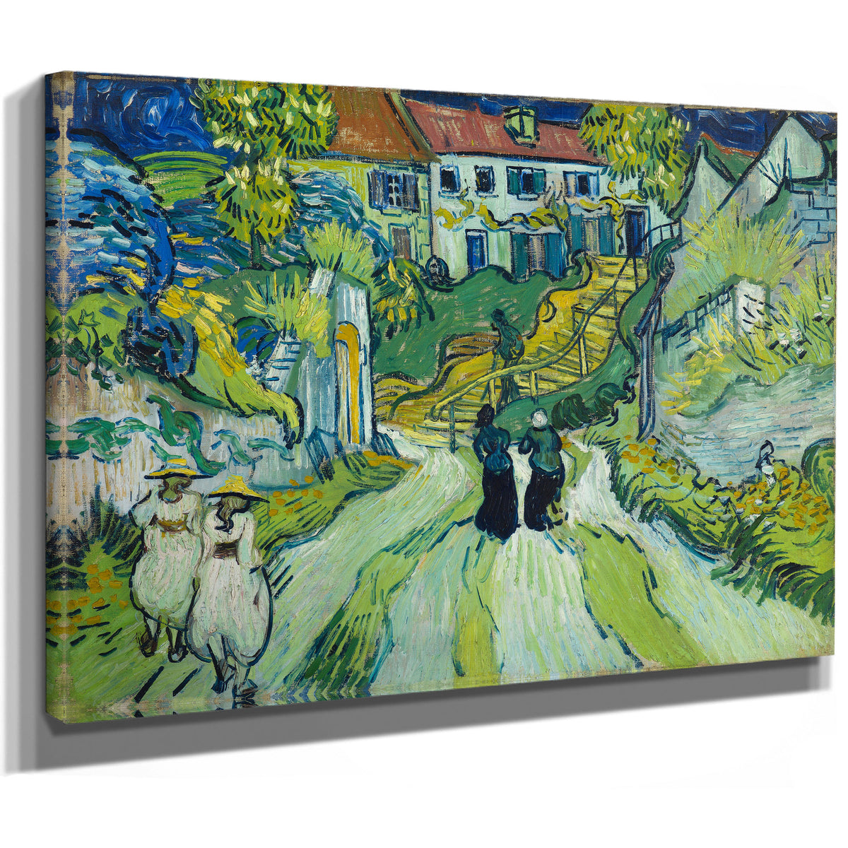 Stairway Auvers 1890 By Vincent van Gogh