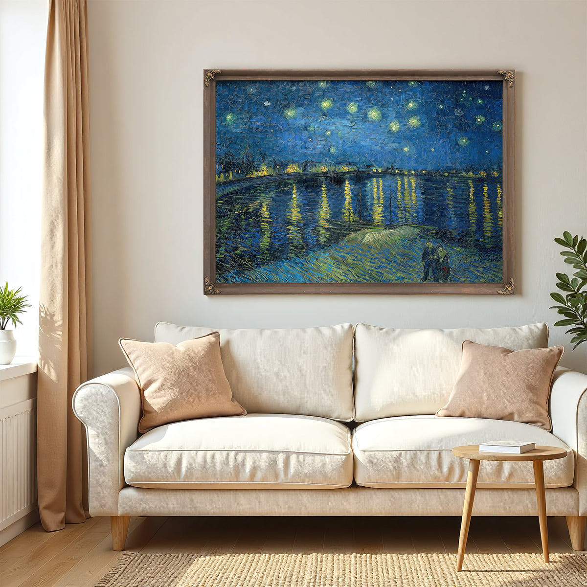 Starry Night Over Rhone 1888 By Vincent van Gogh