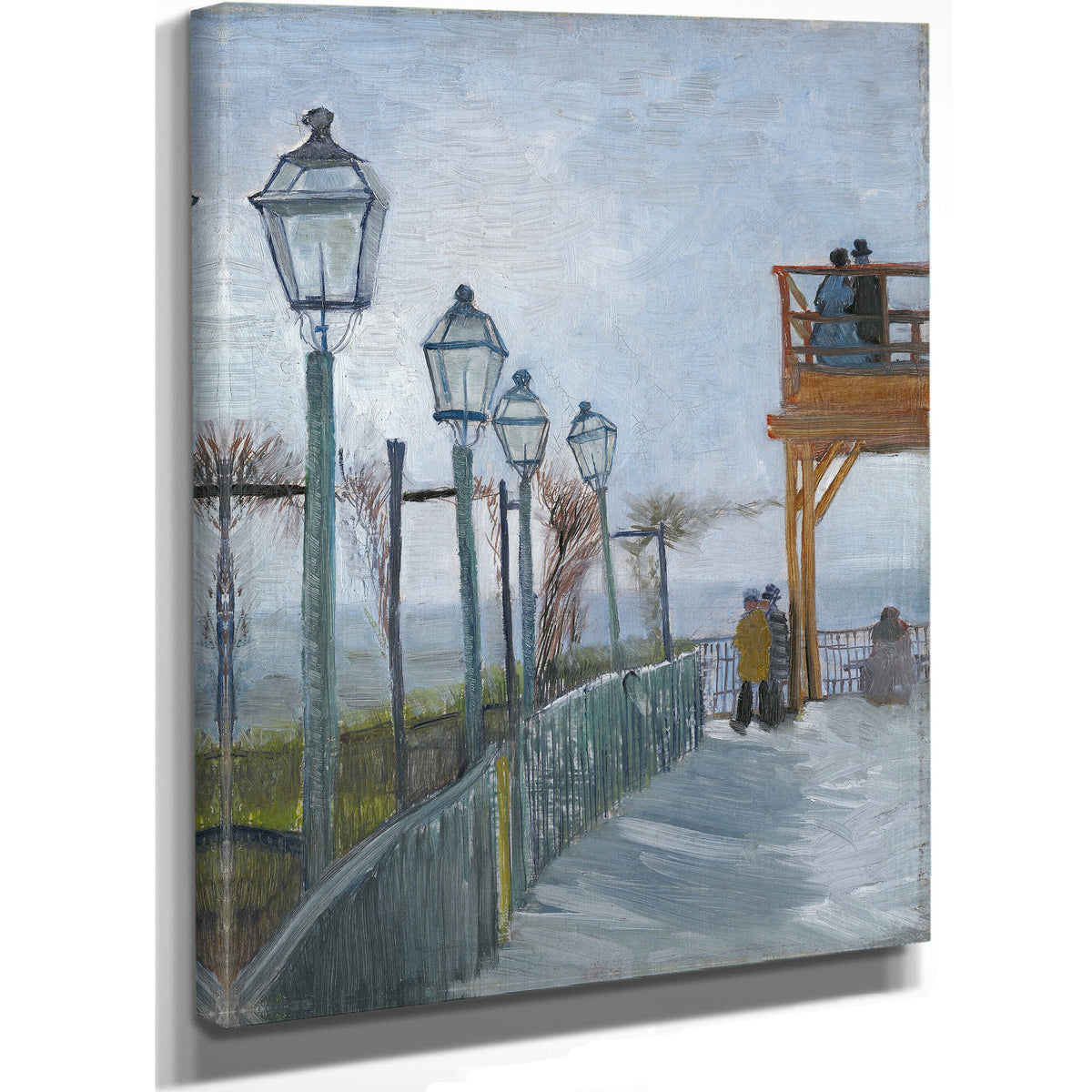 Terrace Observation Deck the Moulin de By Vincent van Gogh