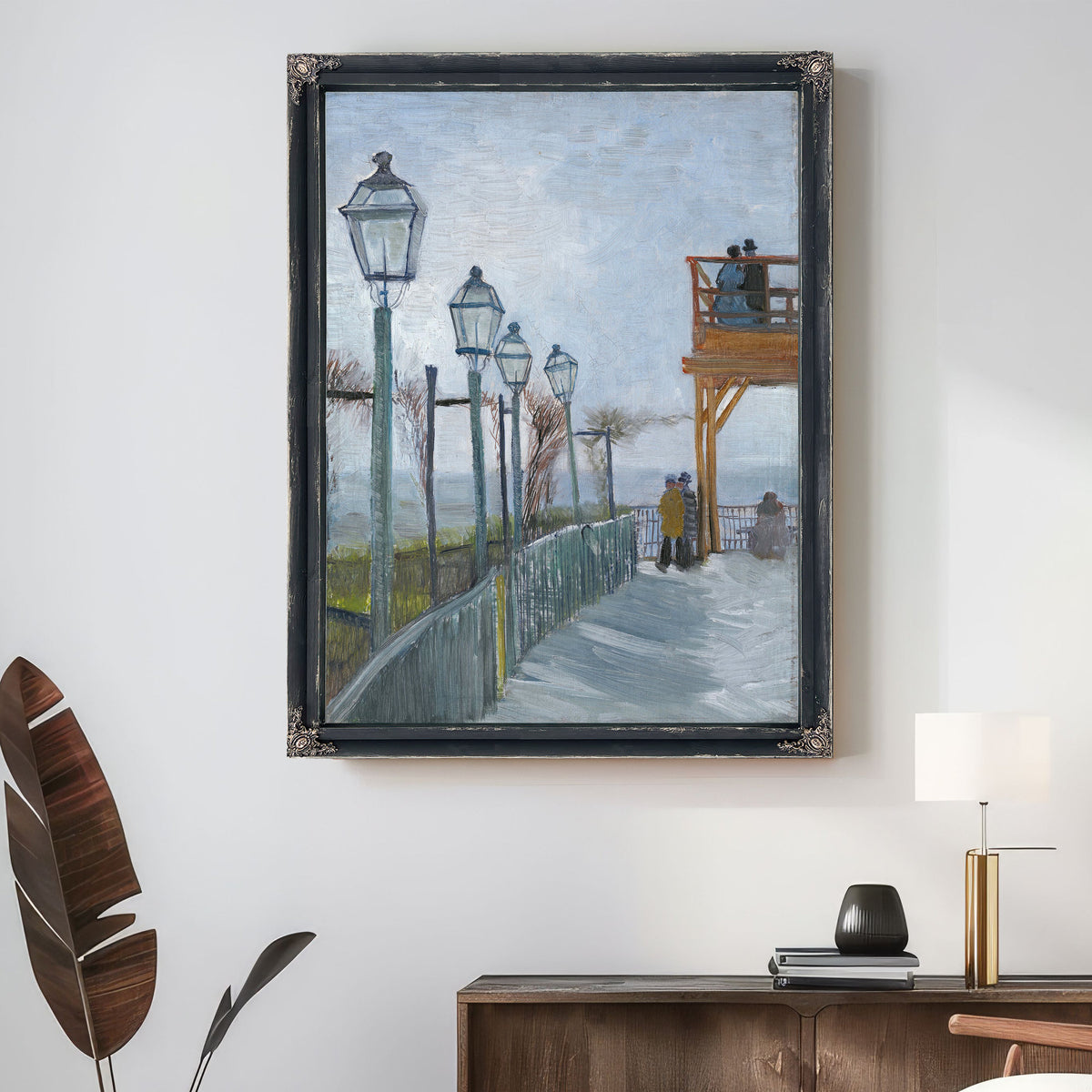Terrace Observation Deck the Moulin de By Vincent van Gogh
