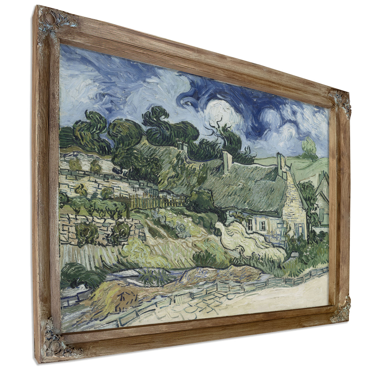 Thatched Cottages Cordeville 1890 By Vincent van Gogh