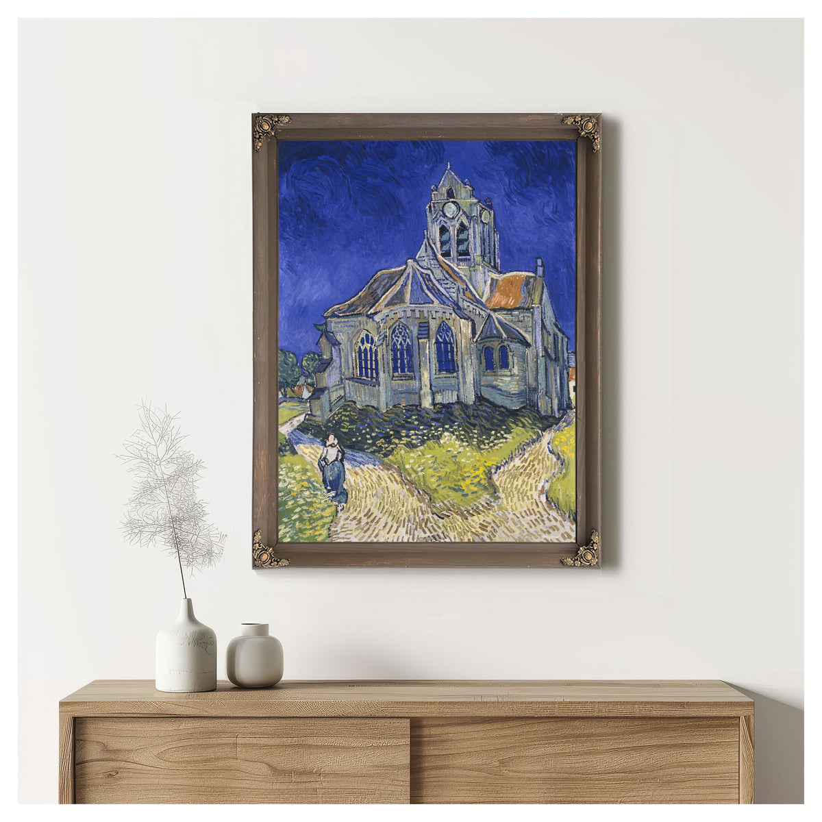 The Church Auvers Sur Oise View the By Vincent van Gogh