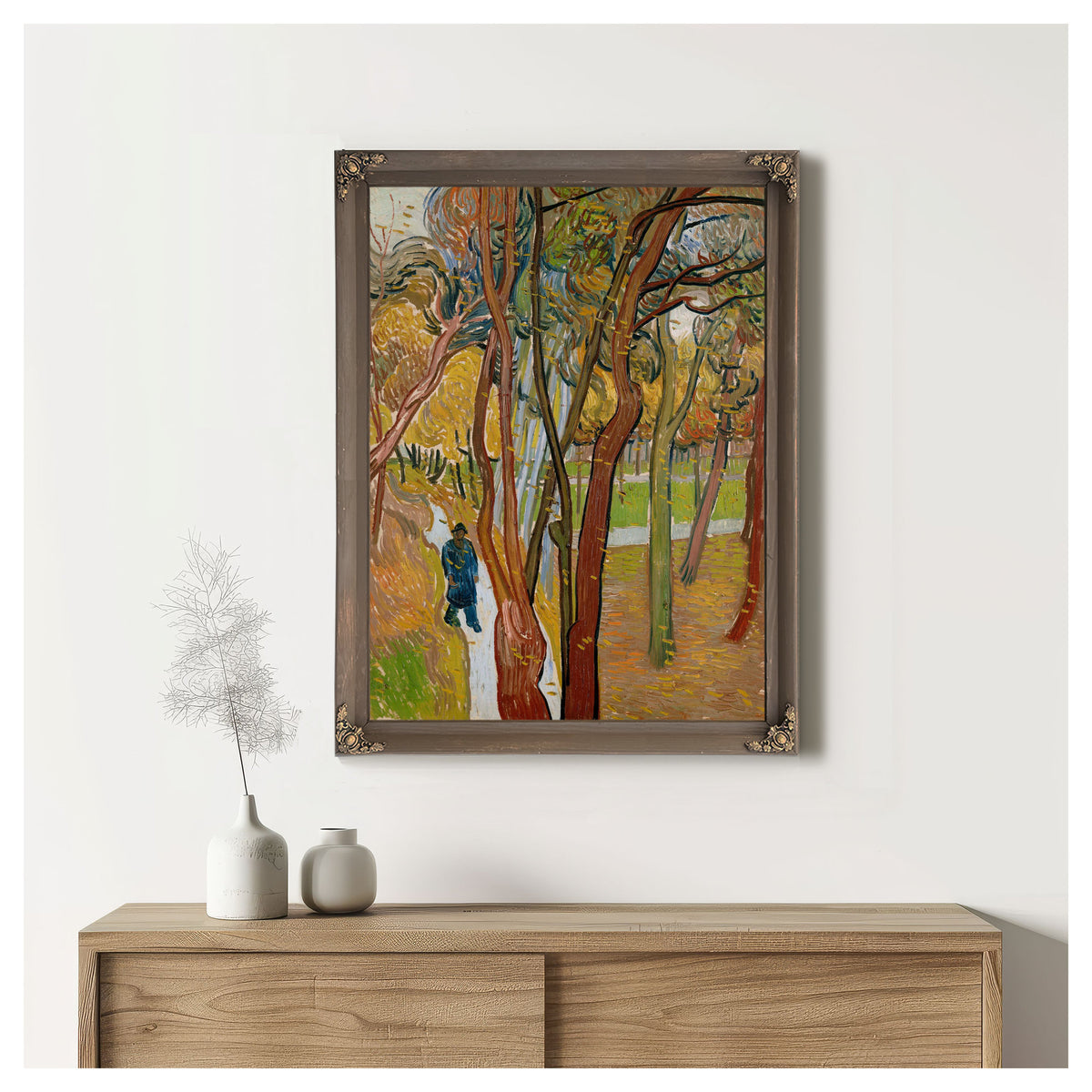 The Garden Saint Pauls Hospital Fall By Vincent van Gogh
