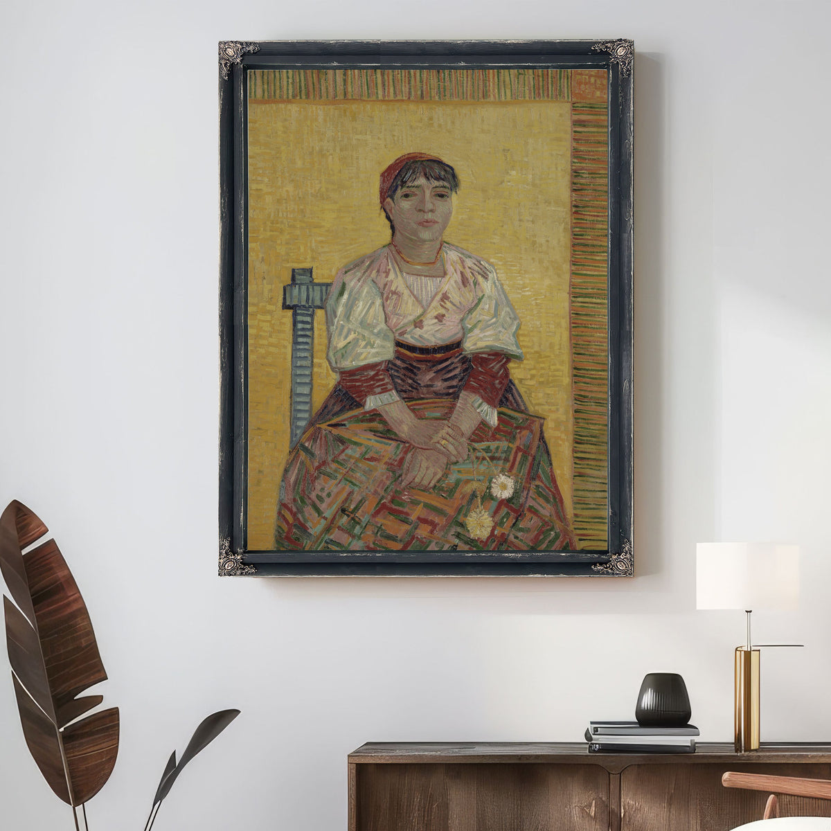 The Italian Woman 1887 By Vincent van Gogh