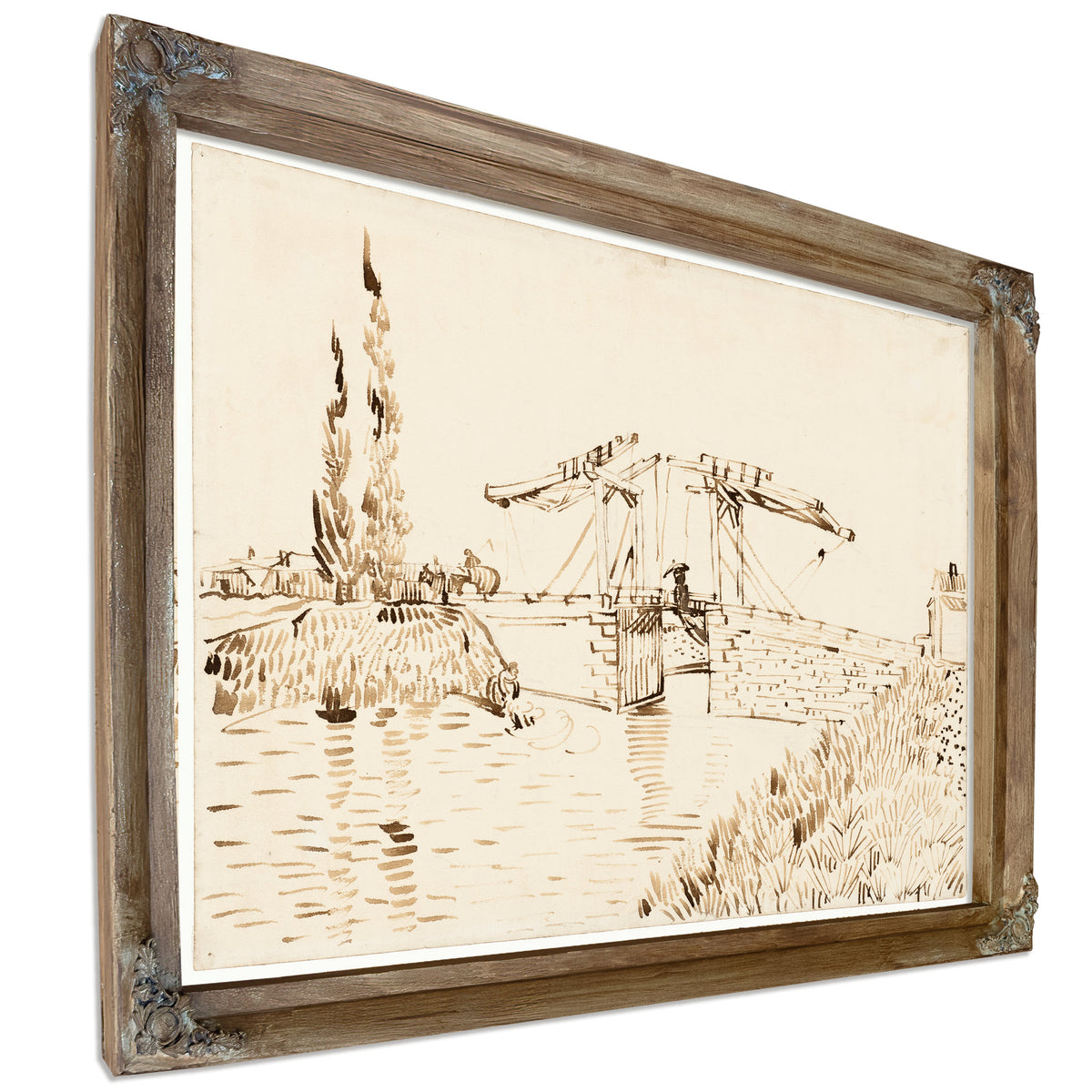 The Langlois Bridge 1888 By Vincent van Gogh