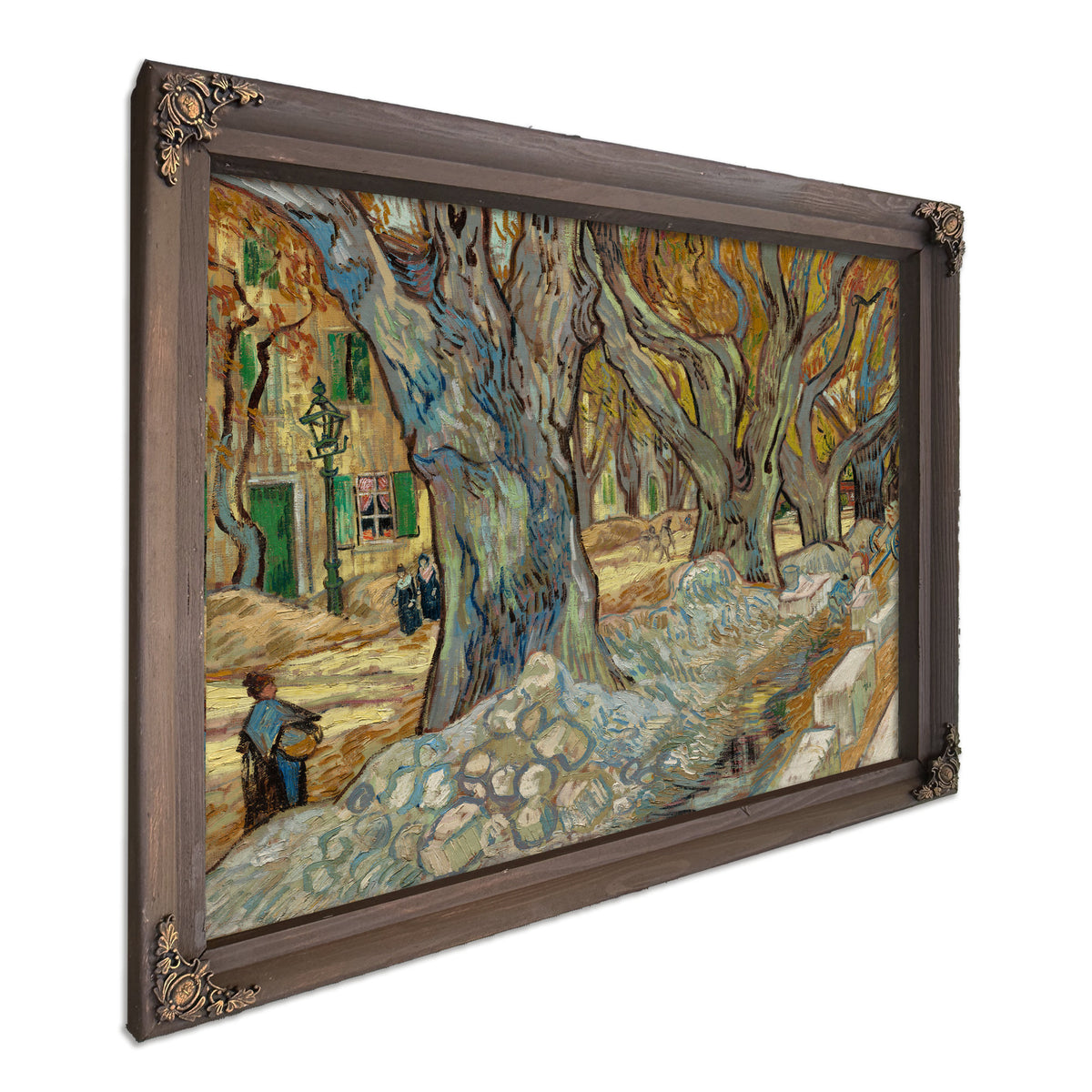 The Large Plane Trees Road Menders 02 By Vincent van Gogh