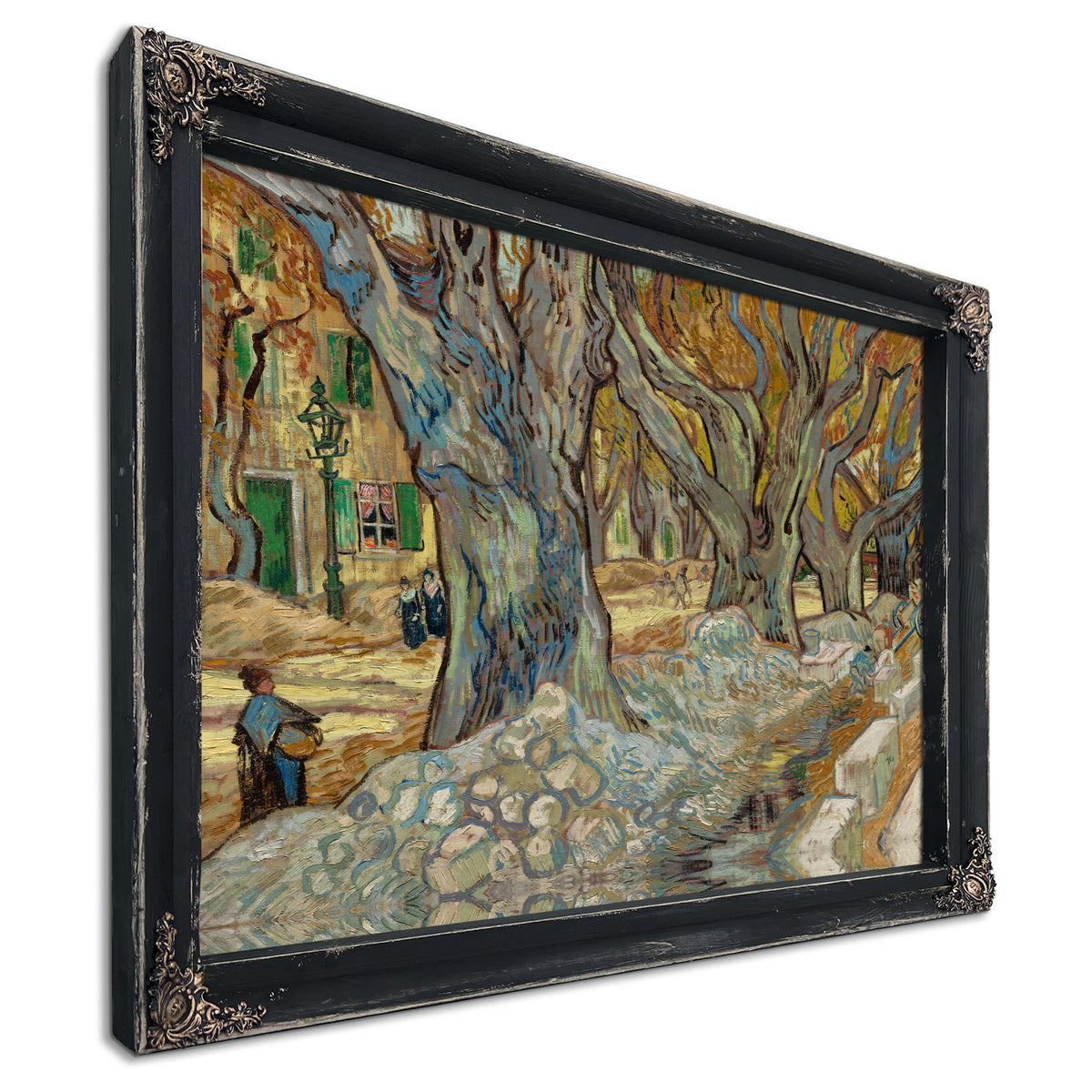 The Large Plane Trees Road Menders 02 By Vincent van Gogh