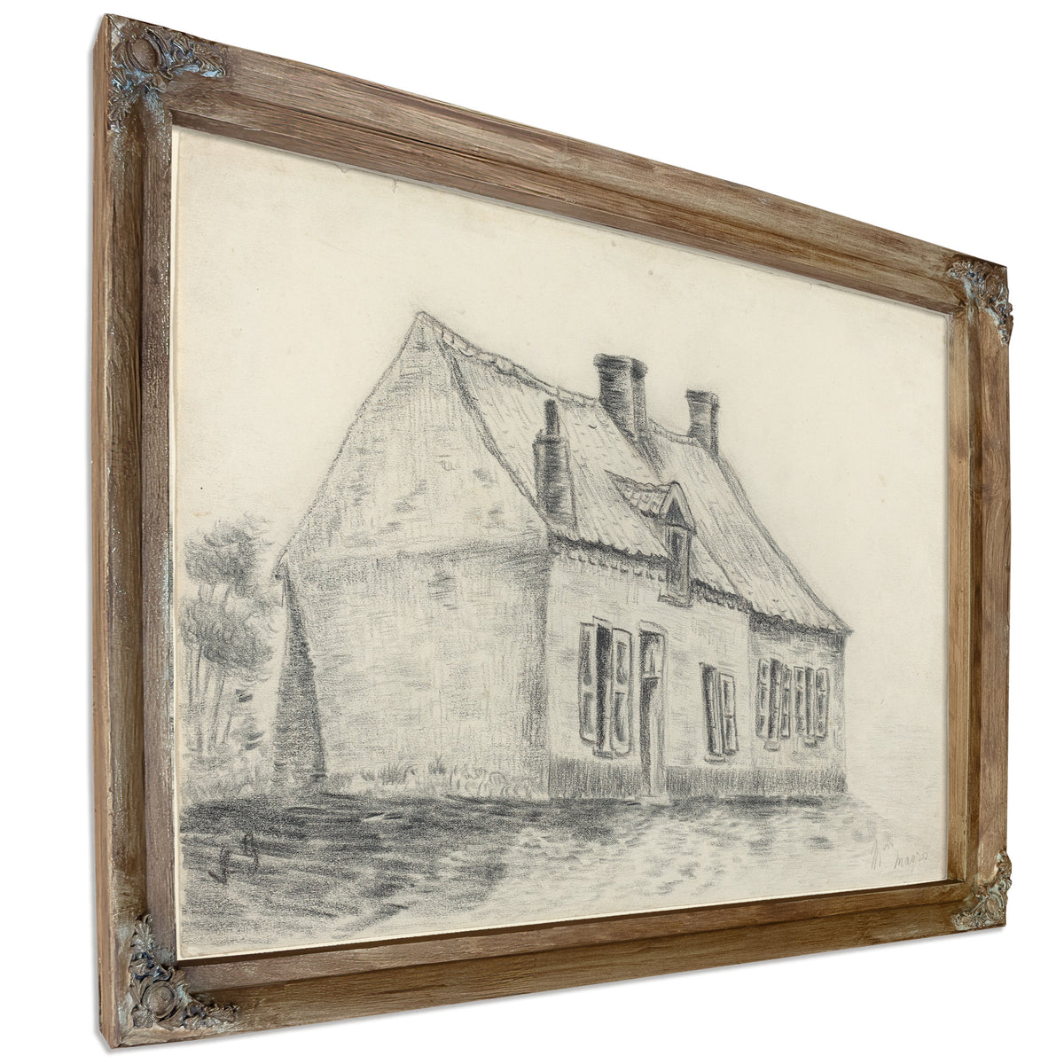 The Magrot House Cuesmes C 1879 1880 By Vincent van Gogh