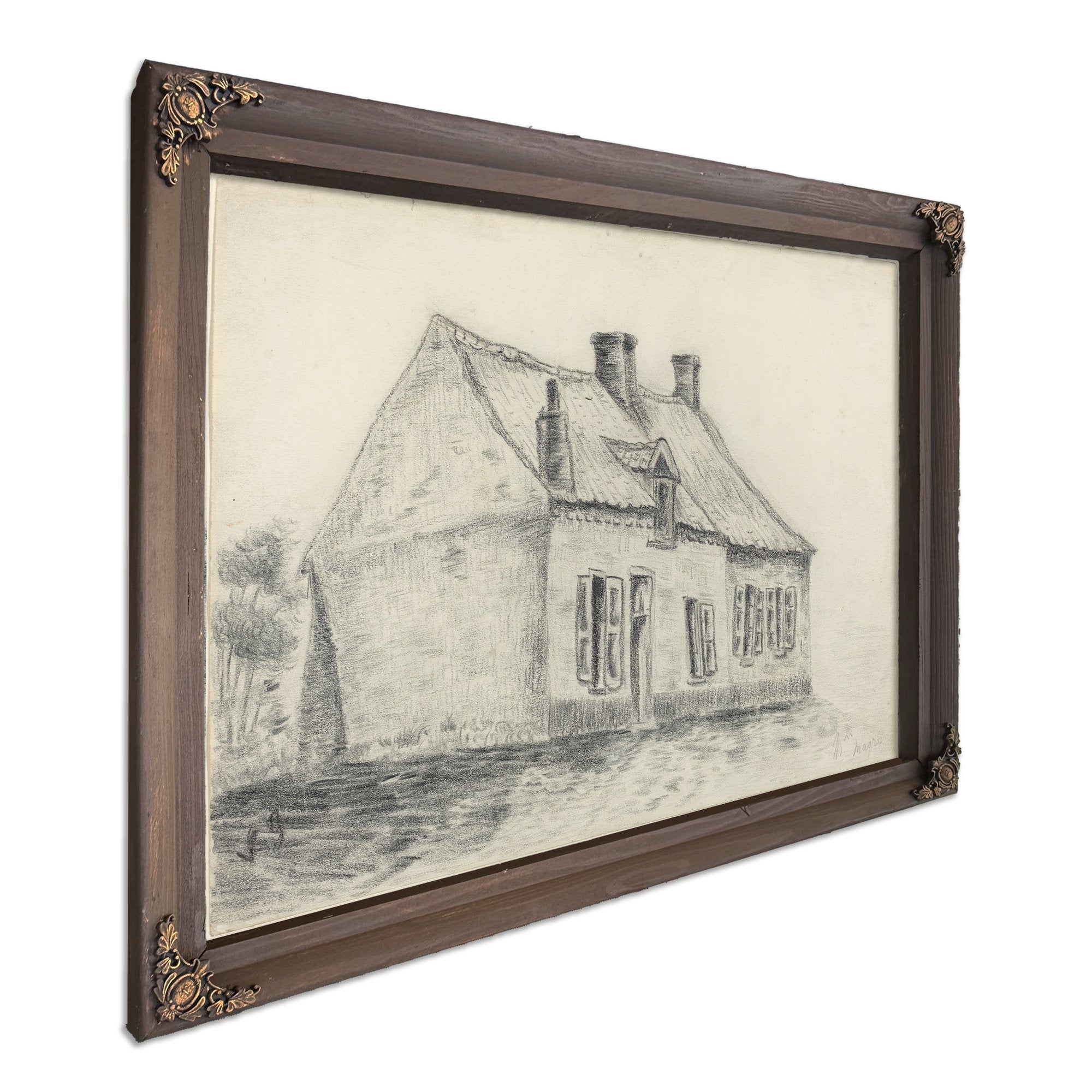 The Magrot House Cuesmes C 1879 1880 By Vincent van Gogh