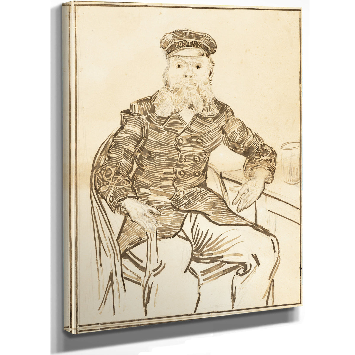 The Postman Joseph Roulin 1888 By Vincent van Gogh