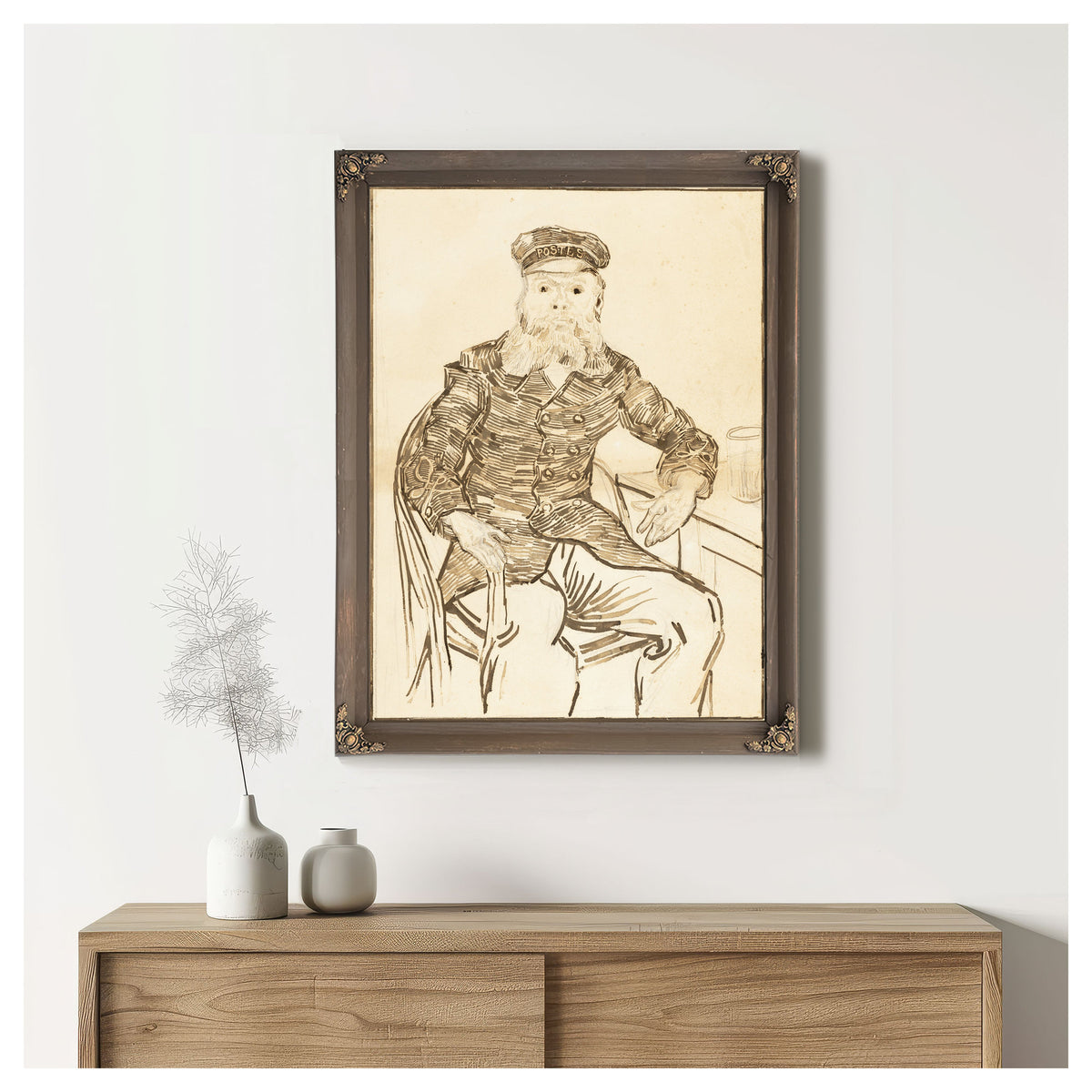 The Postman Joseph Roulin 1888 By Vincent van Gogh