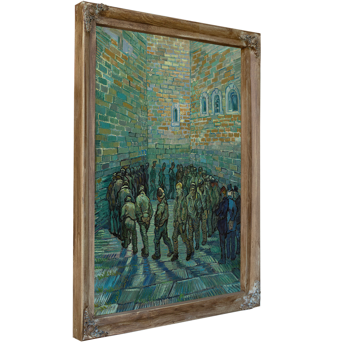 The Prison Courtyard 1890 By Vincent van Gogh