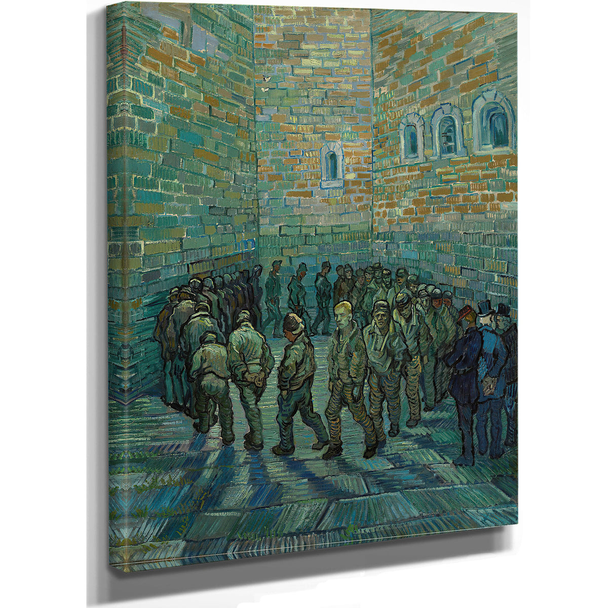 The Prison Courtyard 1890 By Vincent van Gogh