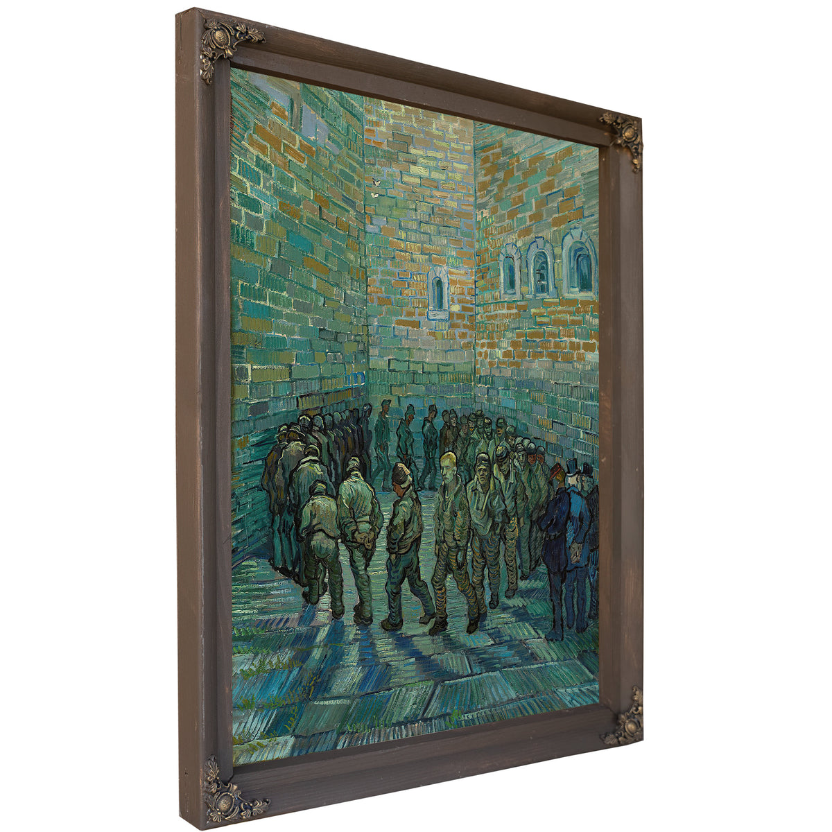 The Prison Courtyard 1890 By Vincent van Gogh