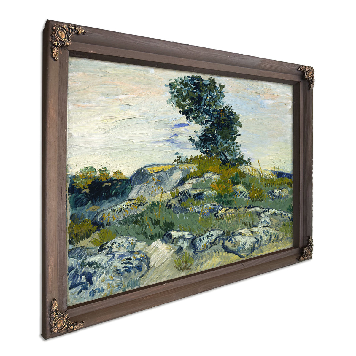 The Rocks By Vincent van Gogh