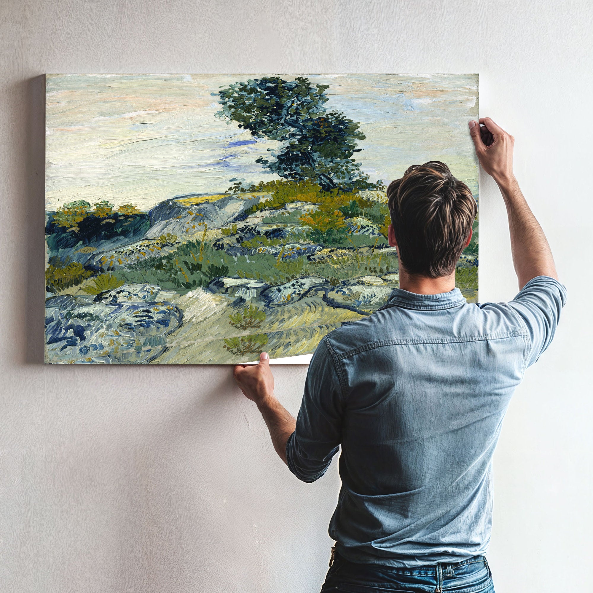 The Rocks By Vincent van Gogh