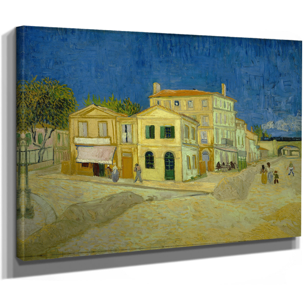 The Yellow House Street By Vincent van Gogh