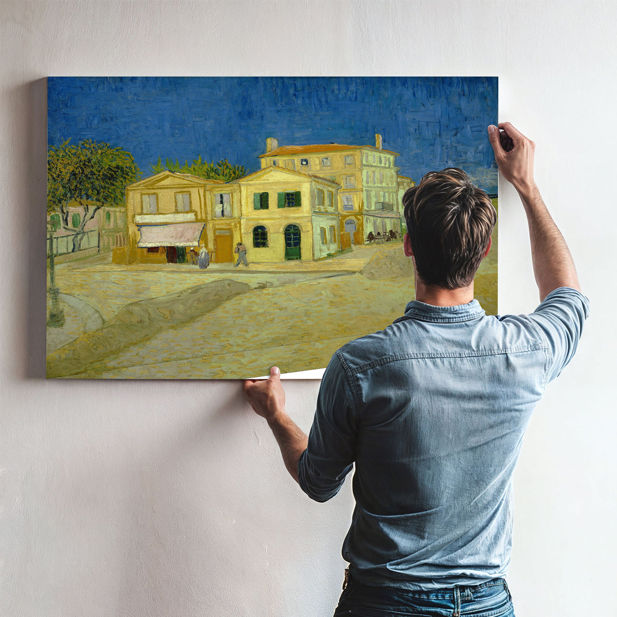 The Yellow House Street By Vincent van Gogh