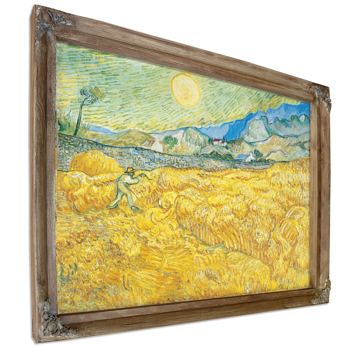 Wheat Field Behind Saint Paul Hospital By Vincent van Gogh