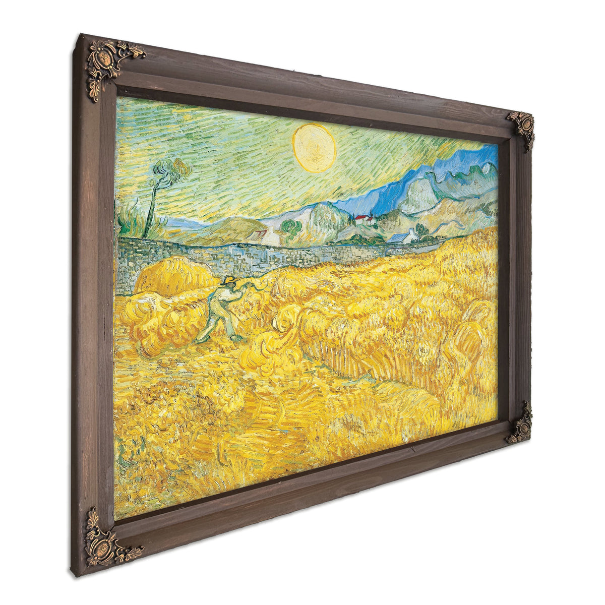 Wheat Field Behind Saint Paul Hospital By Vincent van Gogh