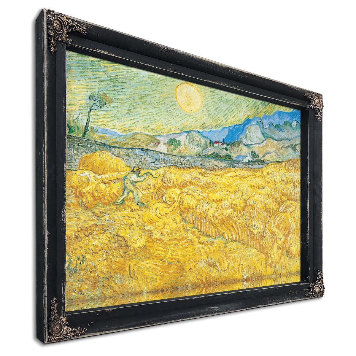 Wheat Field Behind Saint Paul Hospital By Vincent van Gogh
