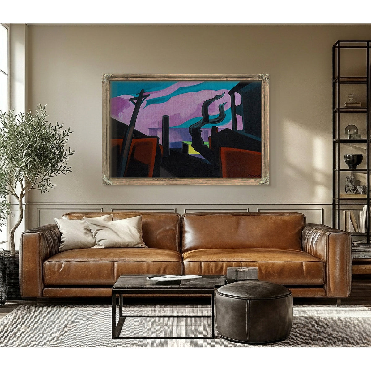 Violet Tones By Oscar Bluemner