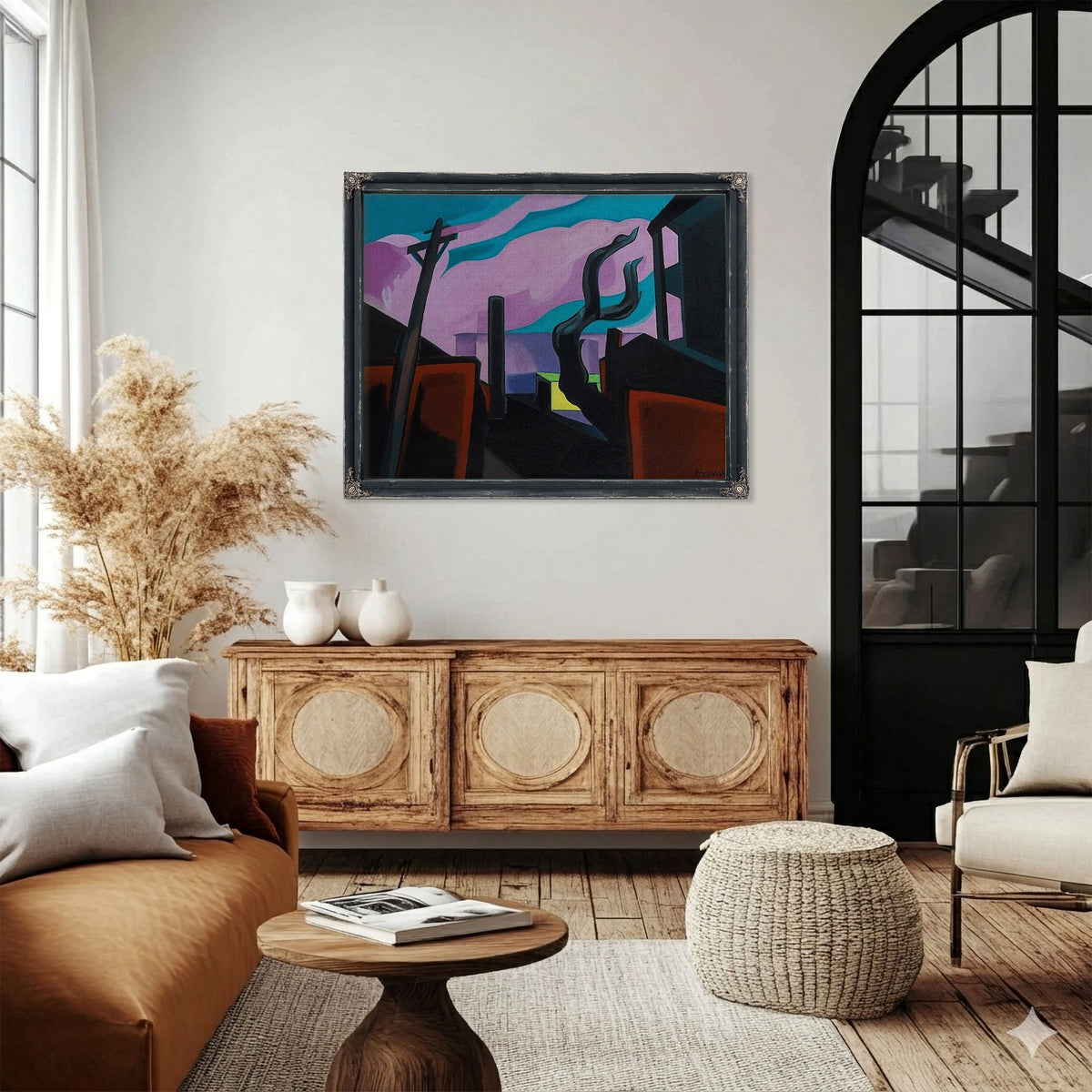 Violet Tones By Oscar Bluemner