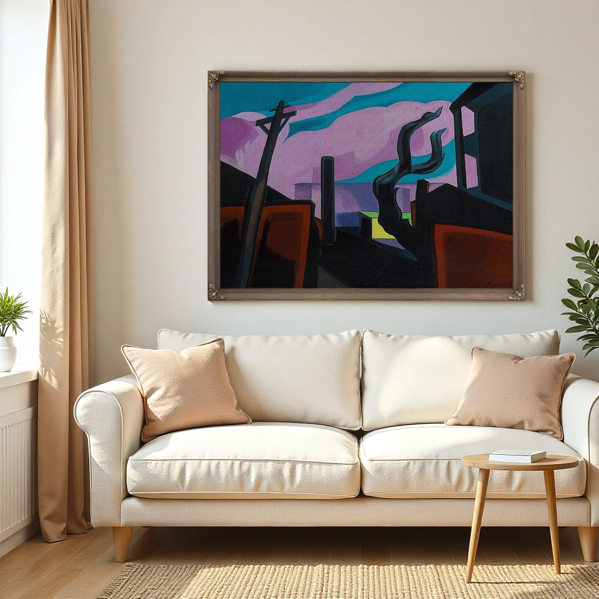 Violet Tones By Oscar Bluemner