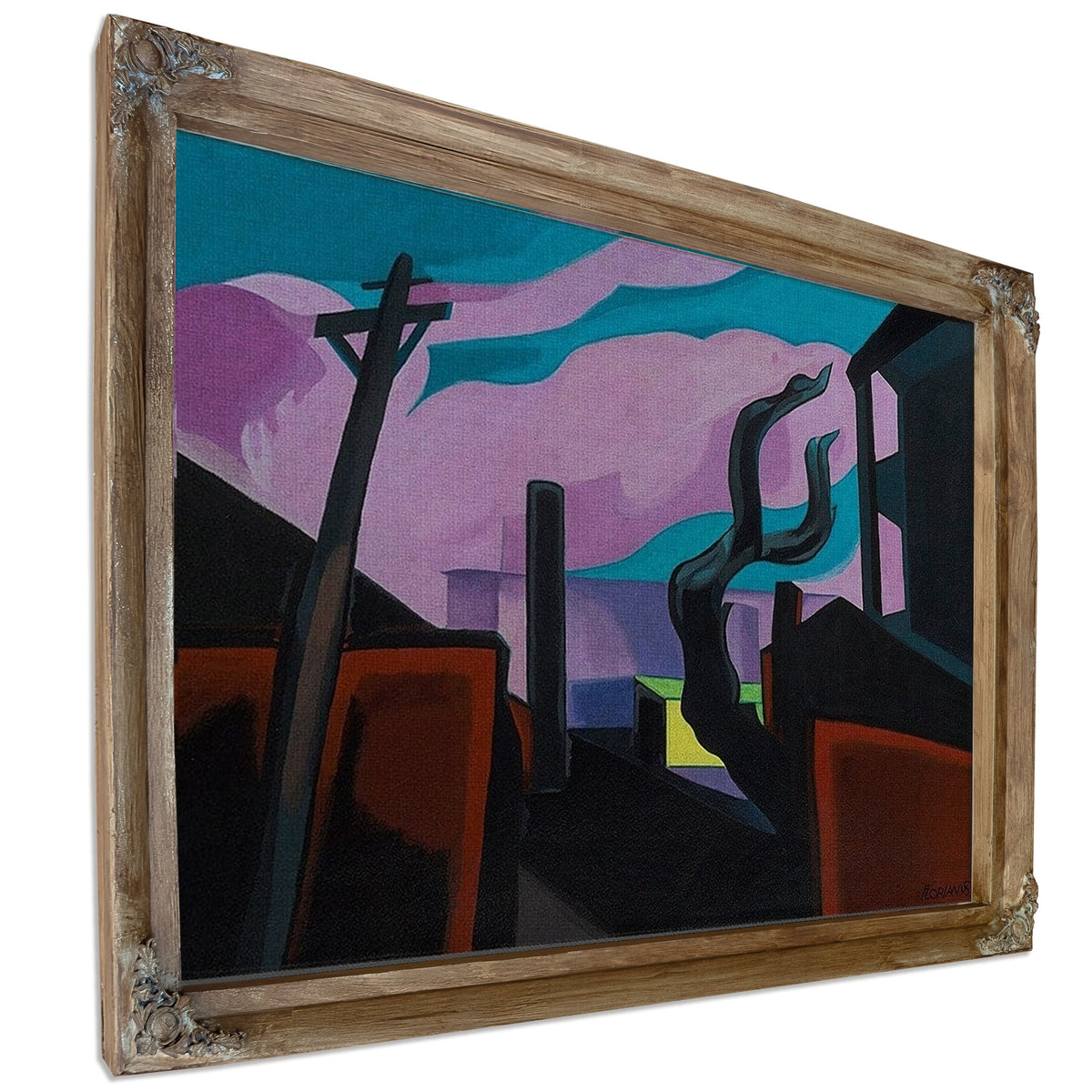 Violet Tones By Oscar Bluemner