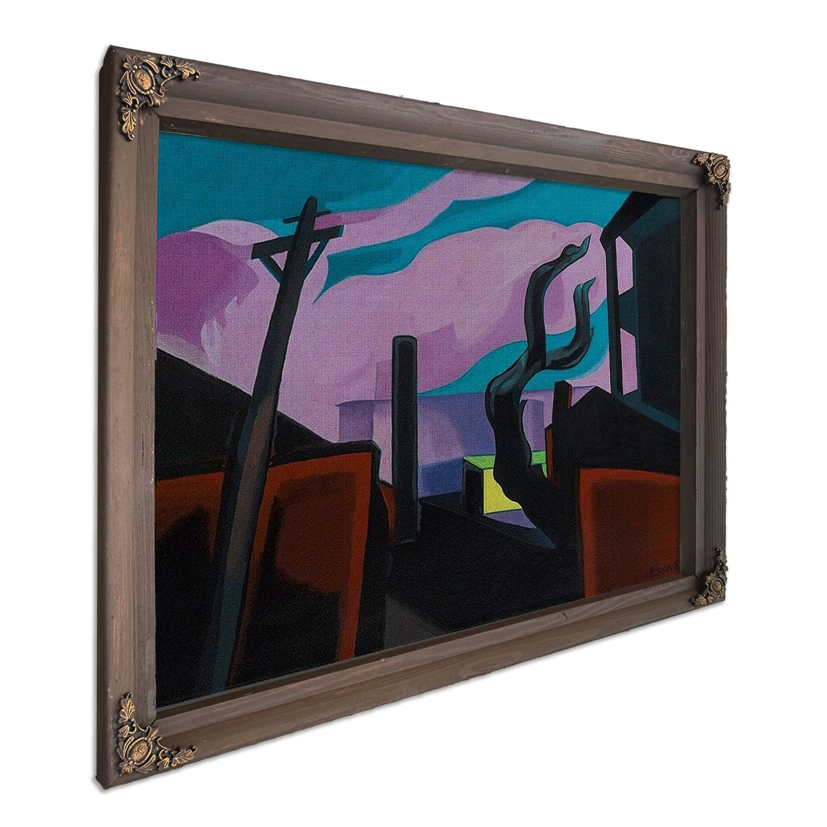 Violet Tones By Oscar Bluemner
