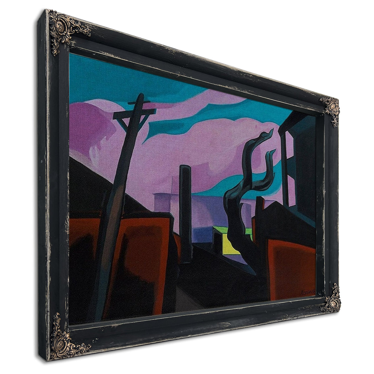 Violet Tones By Oscar Bluemner