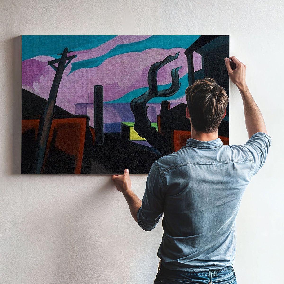 Violet Tones By Oscar Bluemner