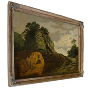 Virgils Tomb By Moonlight With Silius Italicus by Joseph Wright Of Derby