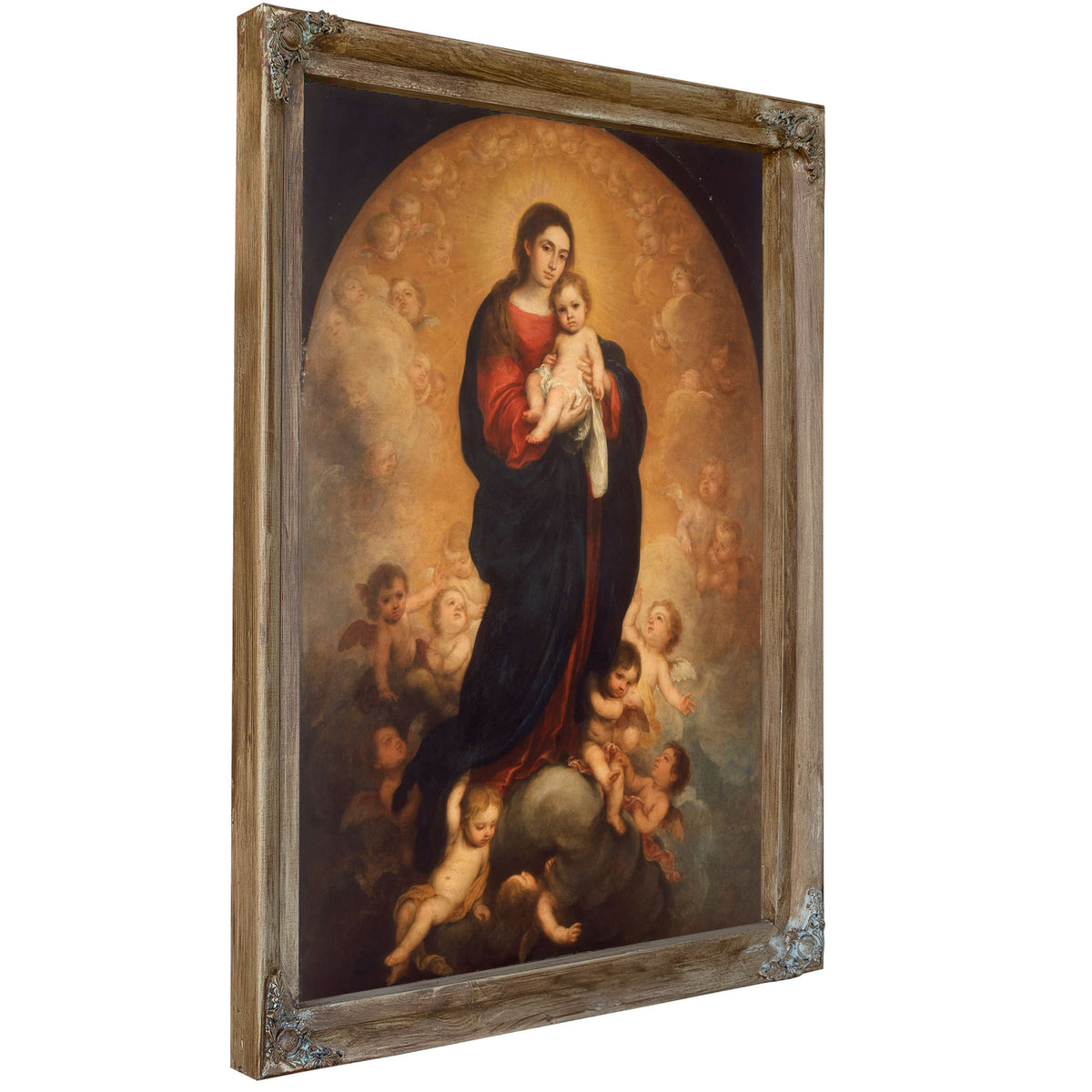 Virgin And Child In Glory by Bartolome Esteban Murillo