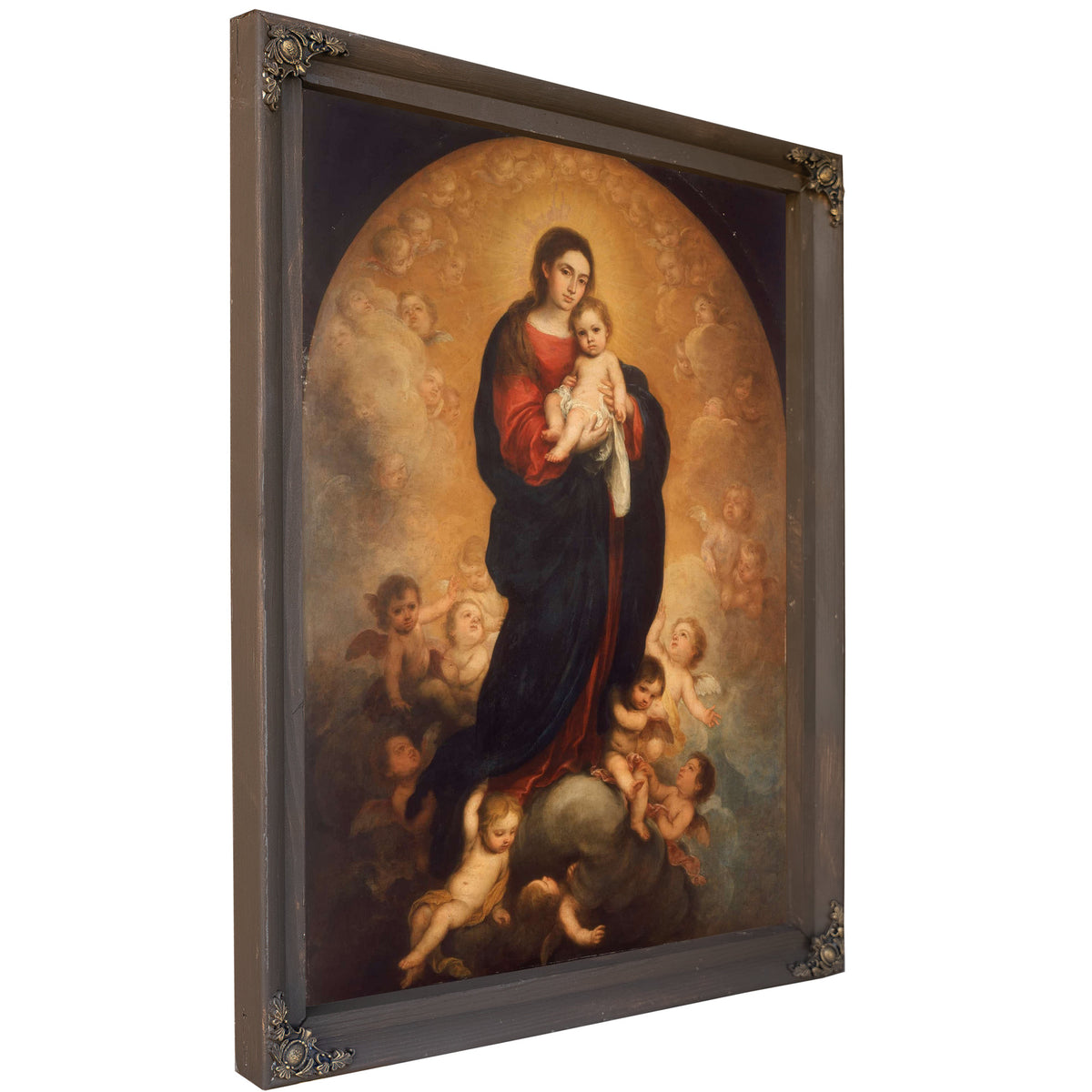 Virgin And Child In Glory by Bartolome Esteban Murillo