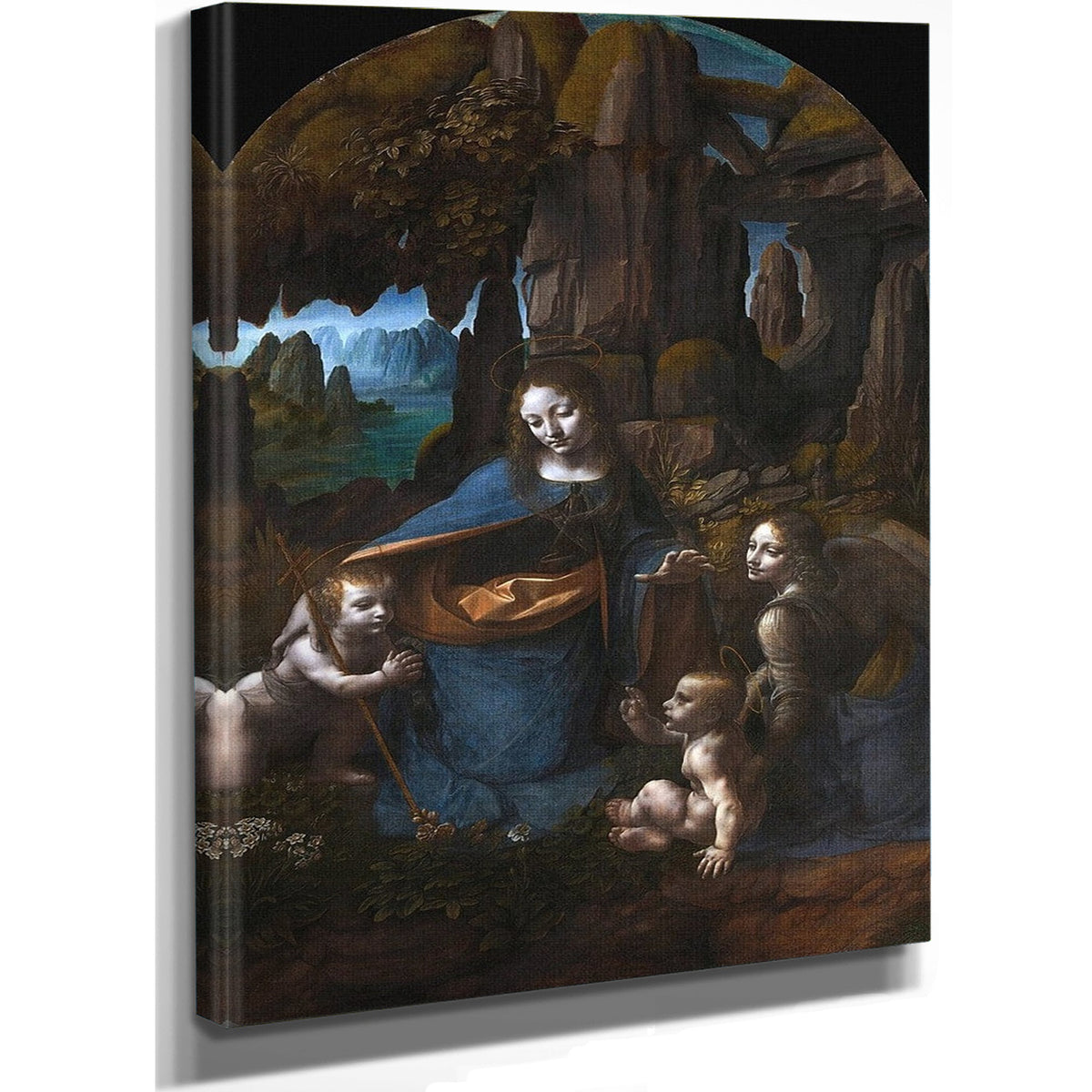 Virgin Of The Rocks By Leonardo Da Vinci